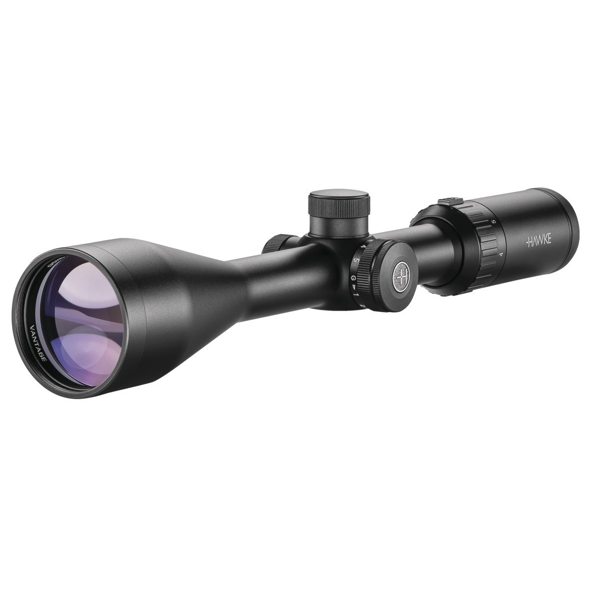 LUNETTE HAWKE VANTAGE IR 4-12X50 RET. RIMFIRE .22 SUBSONIC 12X LUMINEUX À COLLIERS Ø 25,4 MM