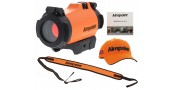 VISEUR TUBULAIRE AIMPOINT MICRO H2 BLAZE ORANGE POINT ROUGE 2 MOA 1 X ÉDITION LIMITÉE - LIVRÉ AVEC CASQUETTE + BRETELLE + DVD