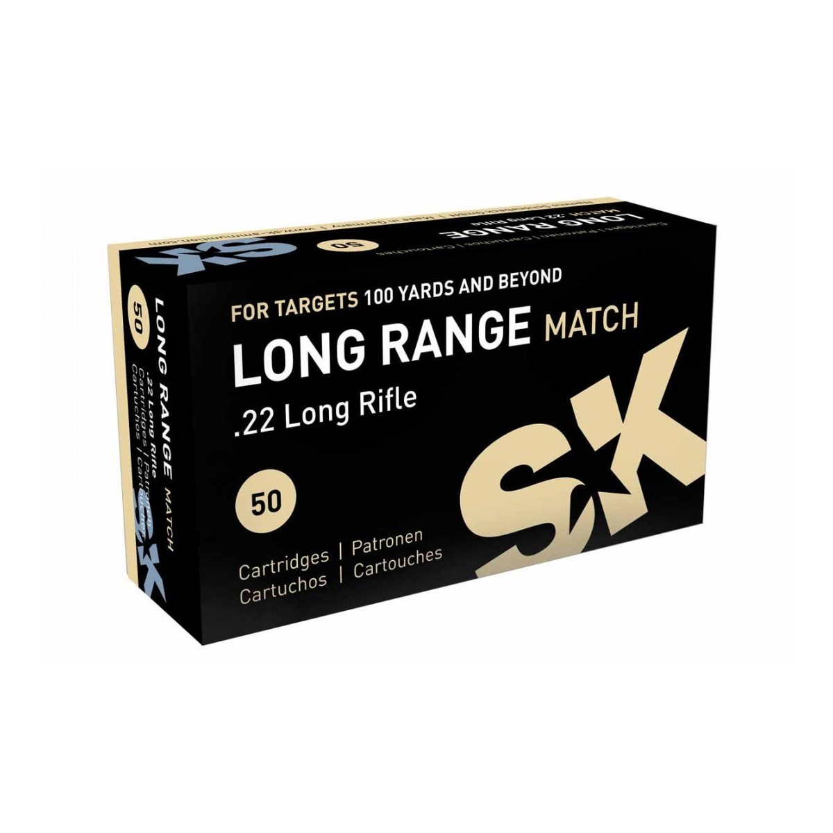 Boite de 50 cartouches 22LR SK long Range Match