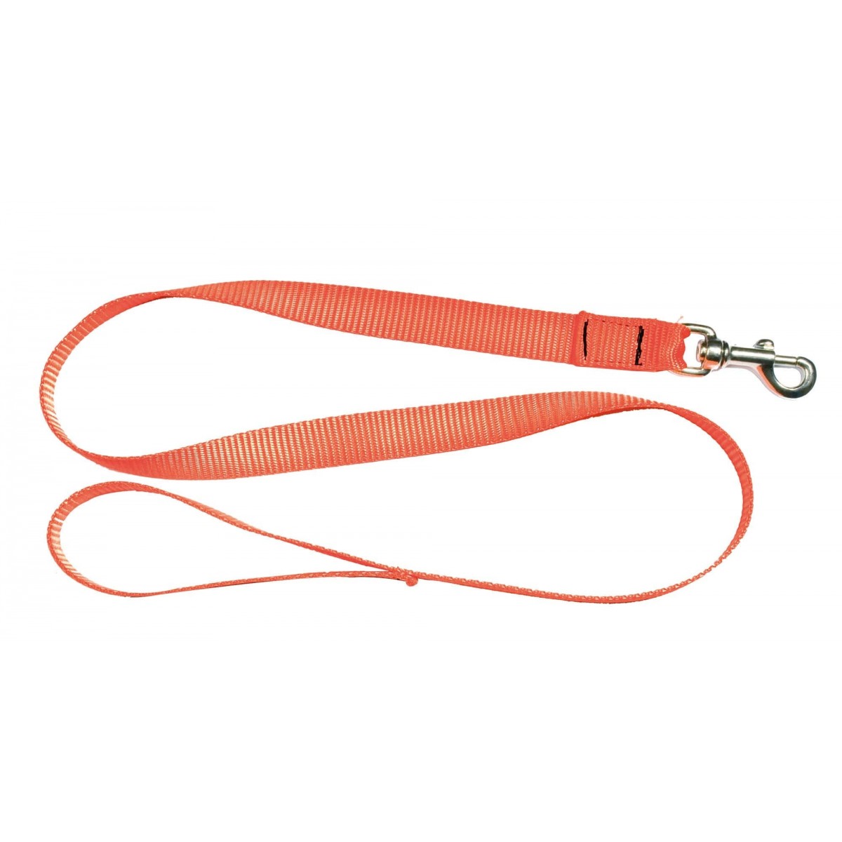 LAISSE SANGLE NYLON FLUO ORANGE 1.50M