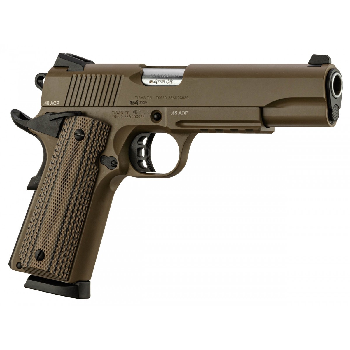 Pistolet Tisas Zig Pc 1911 Fde Cal 45acp Alfa Précision Ftti Mécanique Générale 4323