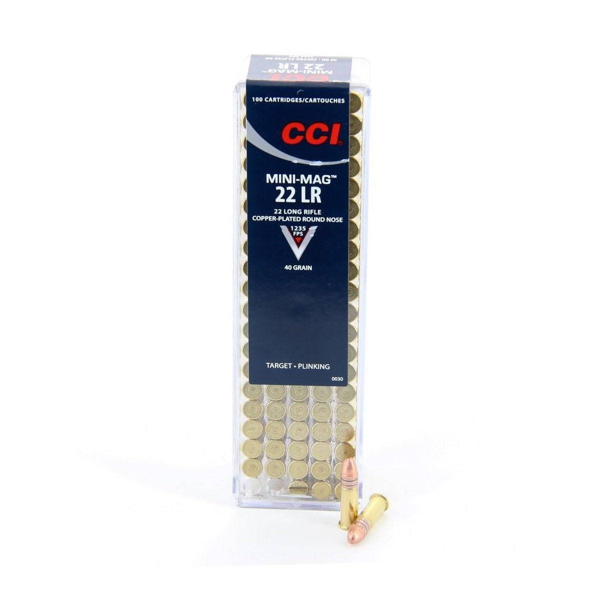 CCI 22LR MINI-MAG VARMINT HP CUIVREE 36GR