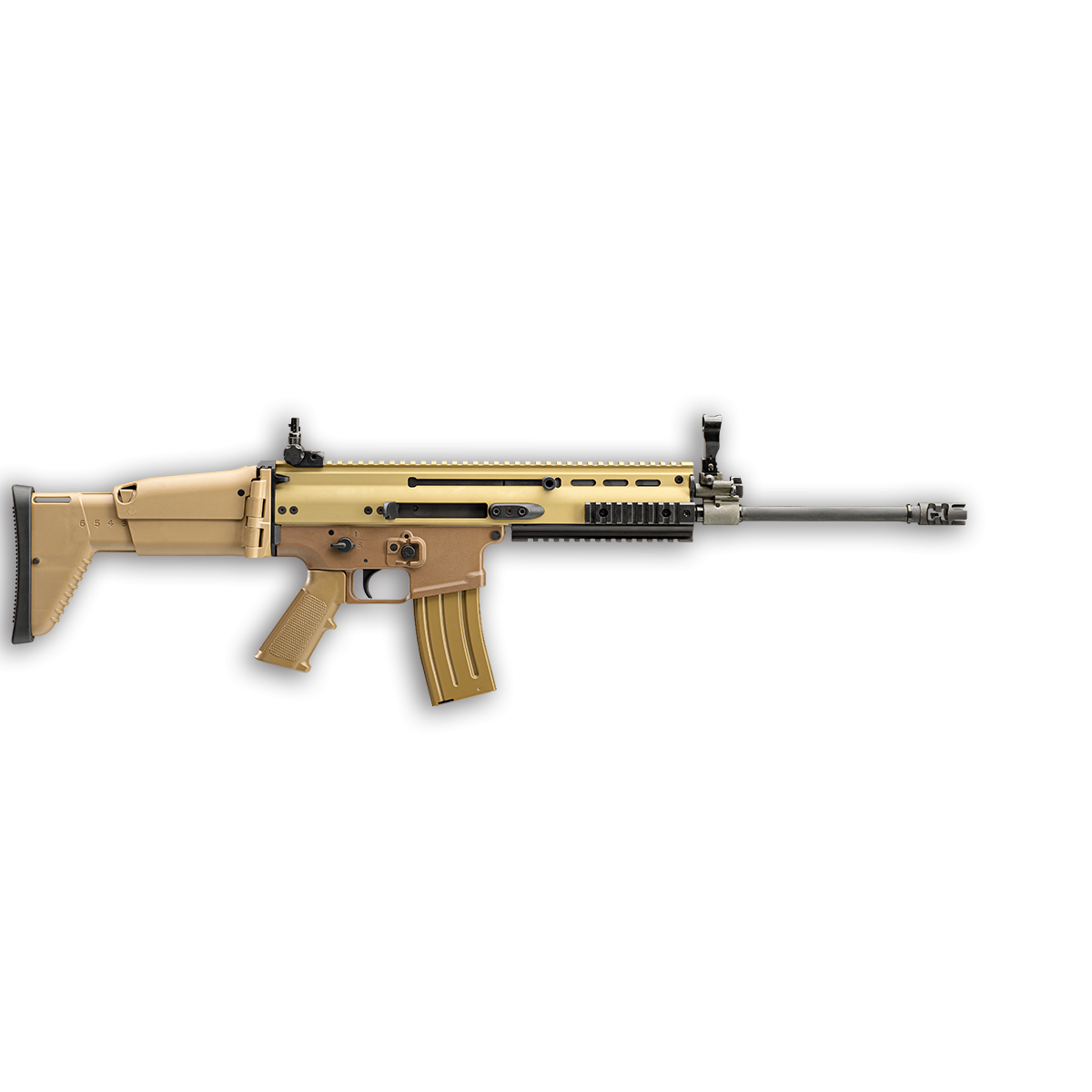 Carabine FN SCAR 16S NRCH, couleur FDE, CAL: 5.56 NATO || Alfa ...