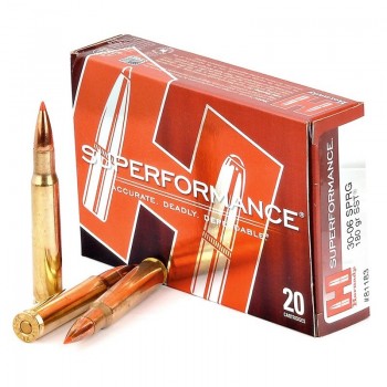 BOITE DE 20 CARTOUCHES HORNADY 30-06 SPRG 180 GR SST SPF