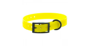 COLLIER POLYURETHANE JAUNE 2.5x0.25x65cm