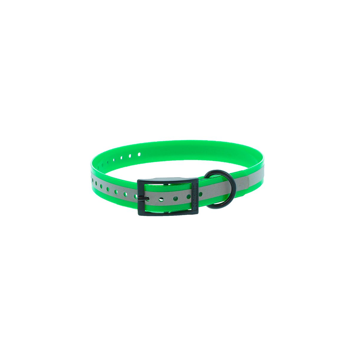 COLLIER POLYURETHANE REFLECHISSANT VERT