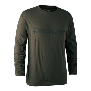 T-shirt DEERHUNTER à logo à manches longues