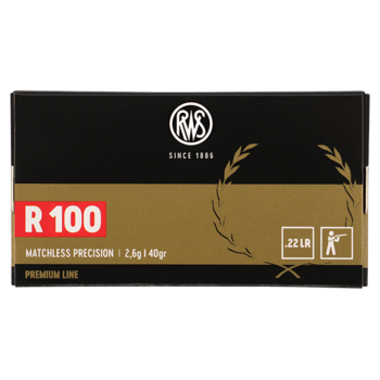 CARTOUCHES RWS R100 CAL 22LR 40GR