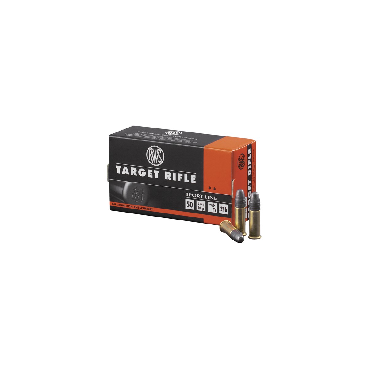 BOITE DE 50 CARTOUCHES RWS TARGET RIFLE 22LR