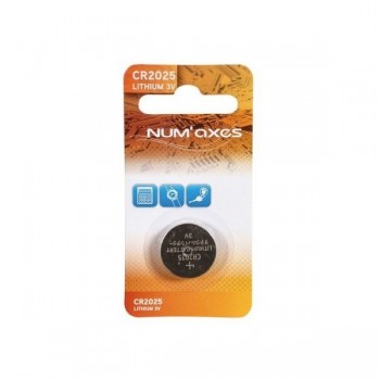 PILE NUM'AXES MOD. CR2025 3V 150 MAH BLISTER DE 1