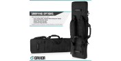 SAVIOR URBAN WARFARE 42" DOUBLE RIFLE CASE NOIR