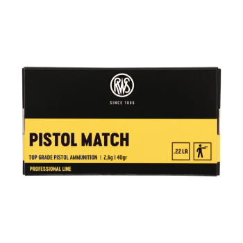 CARTOUCHES RWS PISTOL MATCH...