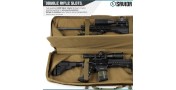 HOUSSE SAVIOR URBAN WARFARE 46" DOUBLE RIFLE TAN